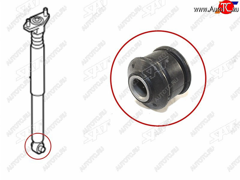 369 р. Сайлентблок Ford Focus 04-11  Mazda 3 08-13  Ford C-MAX 03-07  Mazda 3 MPS 09-13  Axela 09-13 SAT ST-BBM2-28-910D  с доставкой в г. Керчь