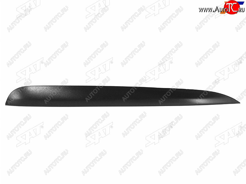 729 р. Правый молдинг оправы ПТФ SAT  BMW 3 серия  F30 (2015-2018) седан рестайлинг (Черный)  с доставкой в г. Керчь