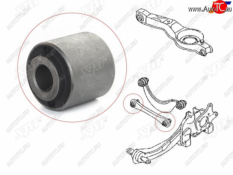 225 р. Сайлентблок заднего нижнего поперечного рычага MAZDA 3  MAZDA 5PREMACY 05-  FORD C-MAX 03-10  FO SAT ST-BP4K-28-500D  с доставкой в г. Керчь