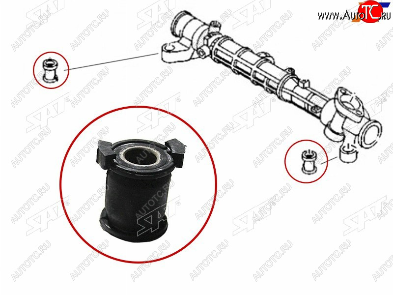 228 р. Втулка рулевой рейки Mazda 3 03-13  3 MPS 06-13  5 04-15  Axela 03-13 SAT ST-BP4L-32-123B  с доставкой в г. Керчь