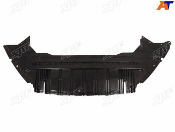 1 039 р. Защита переднего бампера (пыльник) SAT  Ford Mondeo (2010-2014) Mk4,BD рестайлинг, седан, Mk4,DG рестайлинг, универсал  с доставкой в г. Керчь. Увеличить фотографию 2