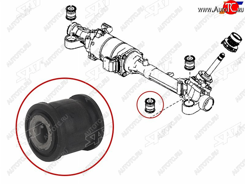 205 р. Втулка рулевой рейки Mazda 6 07-12  Atenza 07-12 SAT ST-G33S-32-123B  с доставкой в г. Керчь