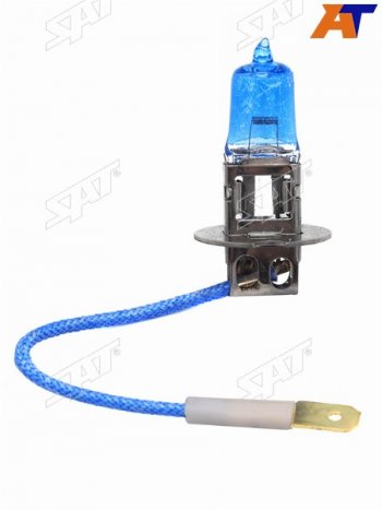 Лампа головного освещения галогенная супер белая H3 12V 55W SAT ST-H3W-12V