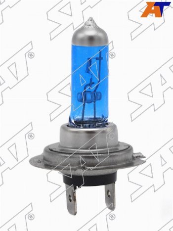 Лампа головного освещения галогенная супер белая H7 12V 55W SAT ST-H7W-12V