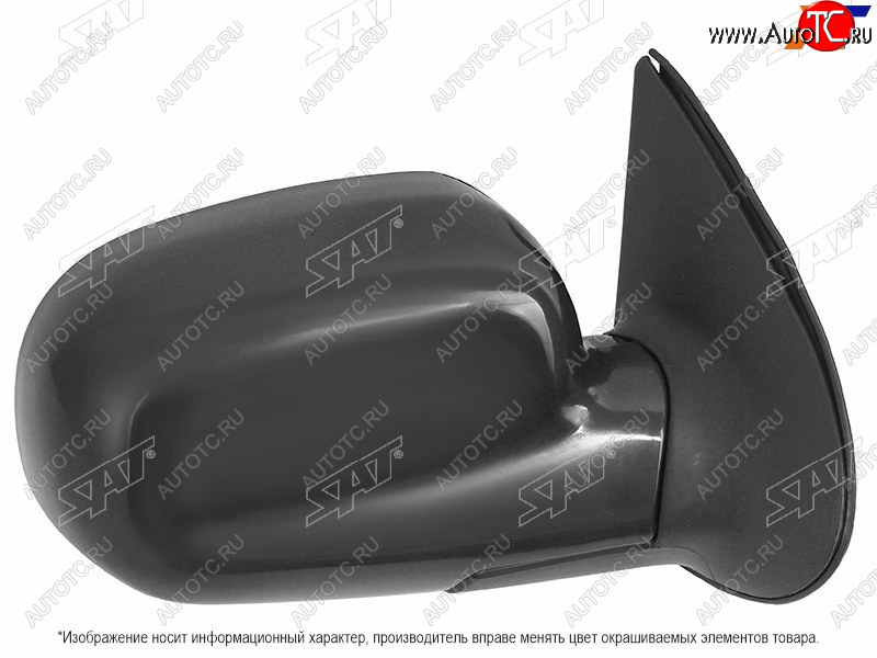 4 699 р. Боковое правое зеркало (складное, 5 контактов) SAT  Hyundai Santa Fe  SM (2000-2012) (неокрашенное)  с доставкой в г. Керчь