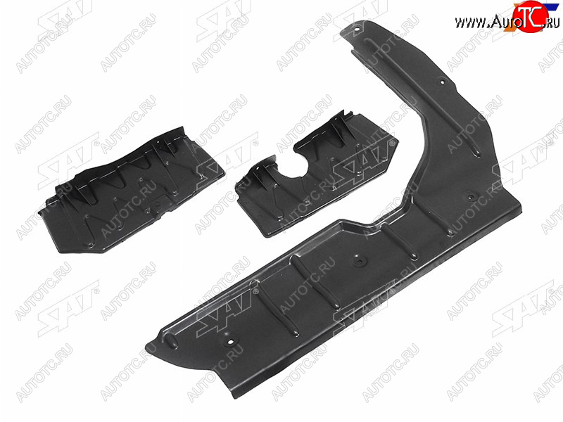 1 239 р. Защита двигателя KIA RIO 05-11HYUNDAI ACCENT 06-10 из 3х частей SAT ST-HNA5-025-0  с доставкой в г. Керчь