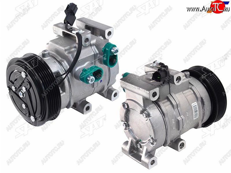 17 349 р. Компрессор кондиционера Hyundai Solaris 10-20  Kia Rio 11-20  Hyundai Accent 11-17  Kia Rio X-Lin SAT ST-HNS1-396-0  с доставкой в г. Керчь