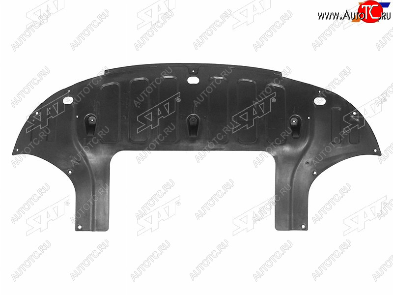 1 259 р. Защита переднего бампера (пыльник) SAT  KIA Rio  4 FB (2016-2020) дорестайлинг седан  с доставкой в г. Керчь