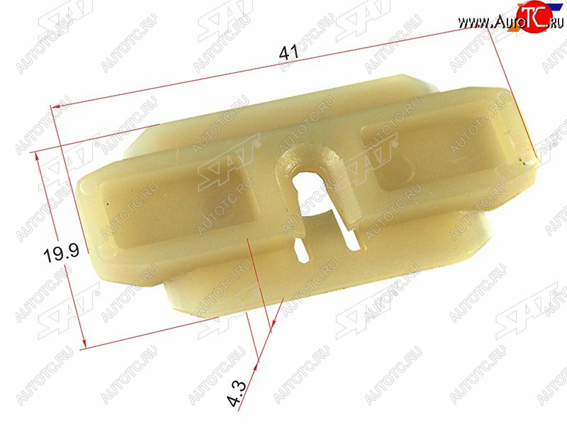 299 р. Клипса молдинга VAG (1 шт.) SAT ST-KE-040  с доставкой в г. Керчь