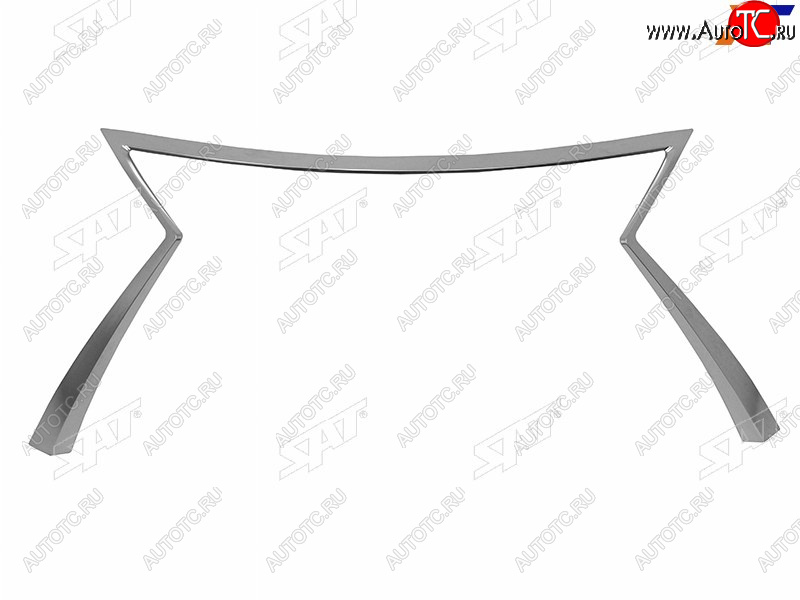 13 849 р. Молдинг решетки радиатора SAT Lexus RX 270 AL20 дорестайлинг (2015-2019) (хром)  с доставкой в г. Керчь