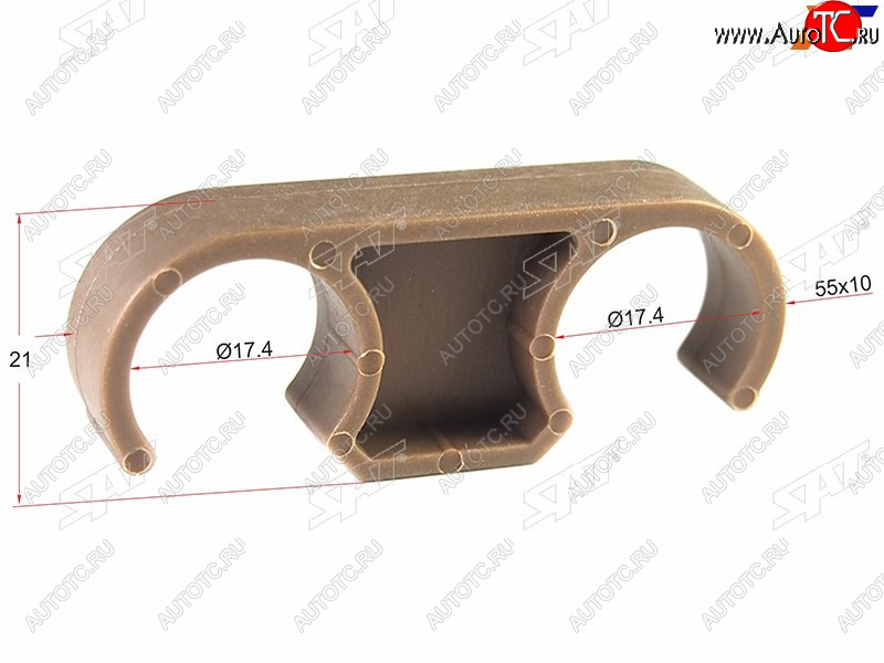 32 р. Клипса эл. проводки TOYOTALEXUS (1 шт.) SAT ST-M10377  с доставкой в г. Керчь