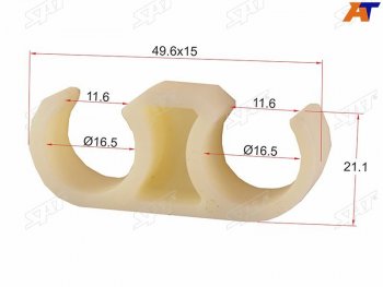 Клипса эл. проводки TOYOTALEXUS (1 шт.) SAT ST-M10380