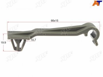 Клипса трубки эл. проводки HONDA (1 шт.) SAT ST-M10562