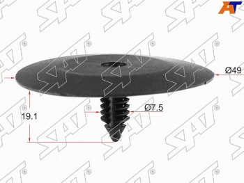 Клипса обшивки капота GM (1 шт.) SAT ST-M10887