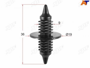 Клипса решетки радиатора GM (1 шт.) SAT ST-M10906