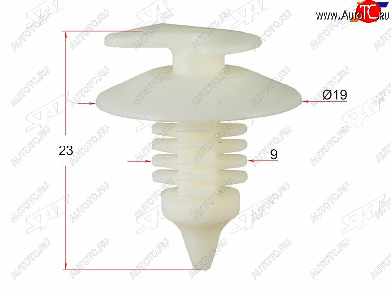 139 р. Клипса обшивки двери VAGRENAULTSEAT (1 шт.) SAT ST-M10932  с доставкой в г. Керчь