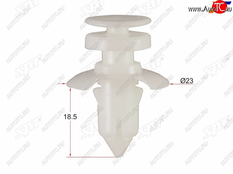 13 р. Клипса обшивки FORDLINCOLN (1 шт.) SAT ST-M11021  с доставкой в г. Керчь