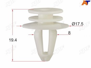 Клипса обшивки двери VAG (1 шт.) SAT ST-M12602