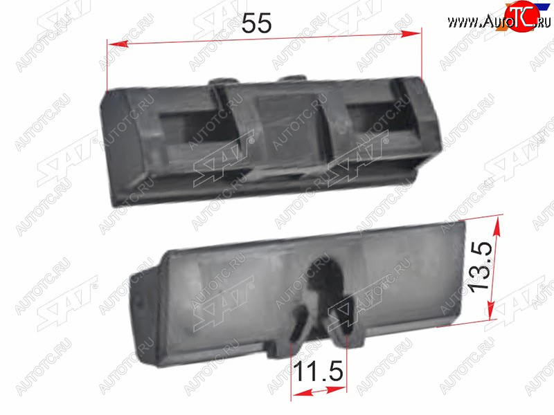 3 599 р. Клипса молдинга лобового стекла LEXUS GS ##S19# 05-12  LS ##F4# 06-17 (1 шт.) SAT ST-M12667  с доставкой в г. Керчь