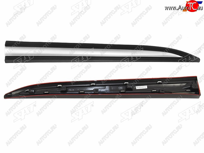 1 999 р. Накладка на дверь RH передняя SAT  Mitsubishi Outlander  GF (2015-2022) 2-ой рестайлинг, 3-ий рестайлинг  с доставкой в г. Керчь