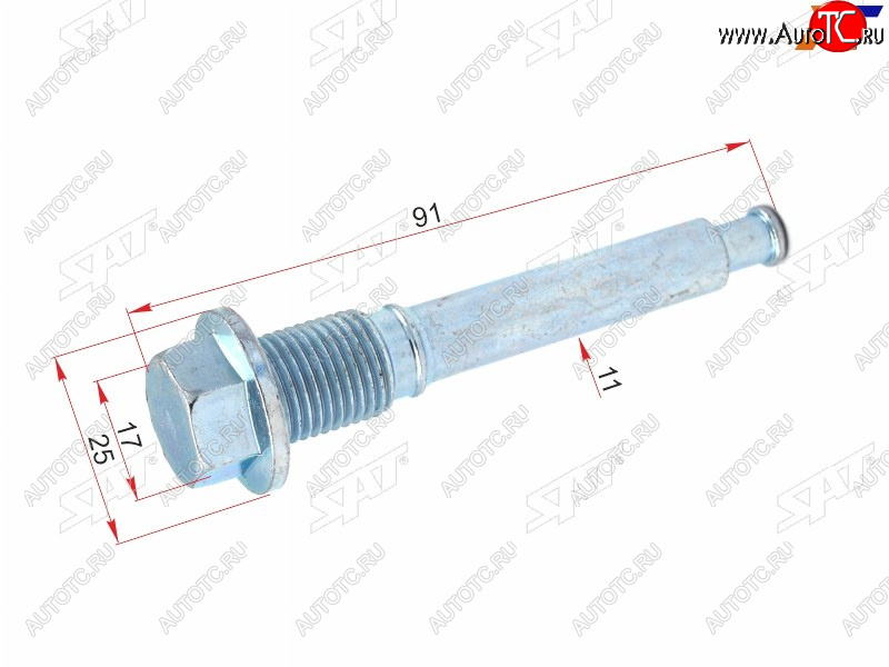 109 р. Направляющая суппорта MITSUBISHI PAJERO V20V40 90-00 SAT ST-MB618228  с доставкой в г. Керчь