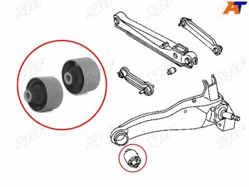Сайлентблок Mitsubishi Lancer 95-01  Outlander 02-09  Airtrek 01-05  Carisma 95-05  Volvo S40 95 SAT ST-MB809262