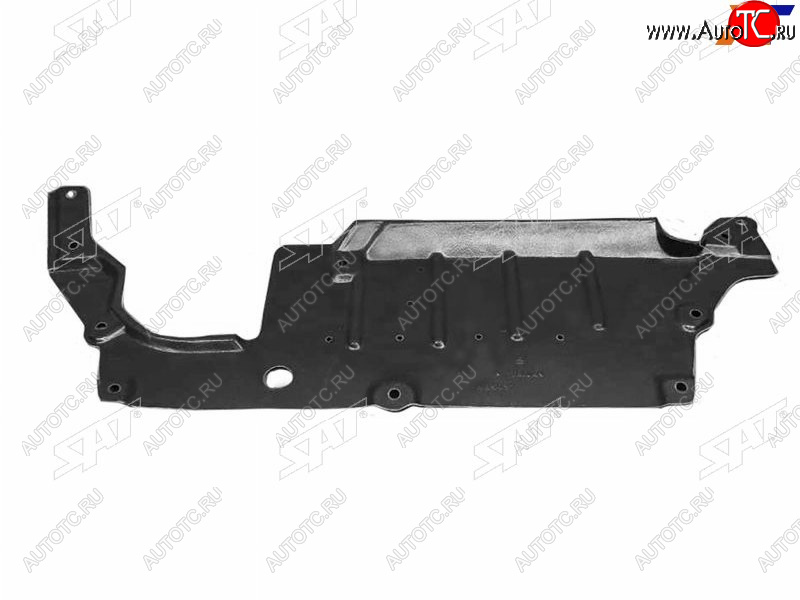 1 199 р. Защита двигателя Mitsubishi ASX 10-20  Lancer 07-15  Outlander 05-12 (Задняя часть) SAT ST-MBW5-025-B0  с доставкой в г. Керчь