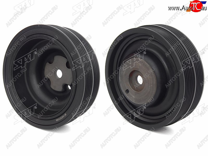 4 499 р. Шкив коленвала MITSUBISHI LANCERMIRAGE 95-03DINGO 98-02CARISMA 95-03LANCER CEDIA 00-03 двиг. 4G1 SAT ST-MD331249  с доставкой в г. Керчь