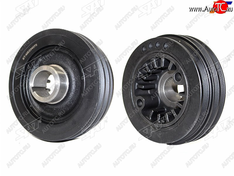 2 499 р. Шкив коленвала MITSUBISHI PAJERO 4M41 00-06 SAT ST-ME204075  с доставкой в г. Керчь