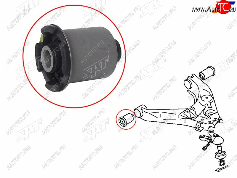 539 р. Сайлентблок Mitsubishi Delica 94-07  Pajero 91-00  Hyundai H1 97-07  Starex 97-07  Mitsubishi L4 SAT ST-MR112710  с доставкой в г. Керчь
