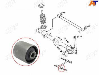 Сайлентблок Mitsubishi Pajero iO 98-07  Pajero Pinin 98-05 SAT ST-MR418807