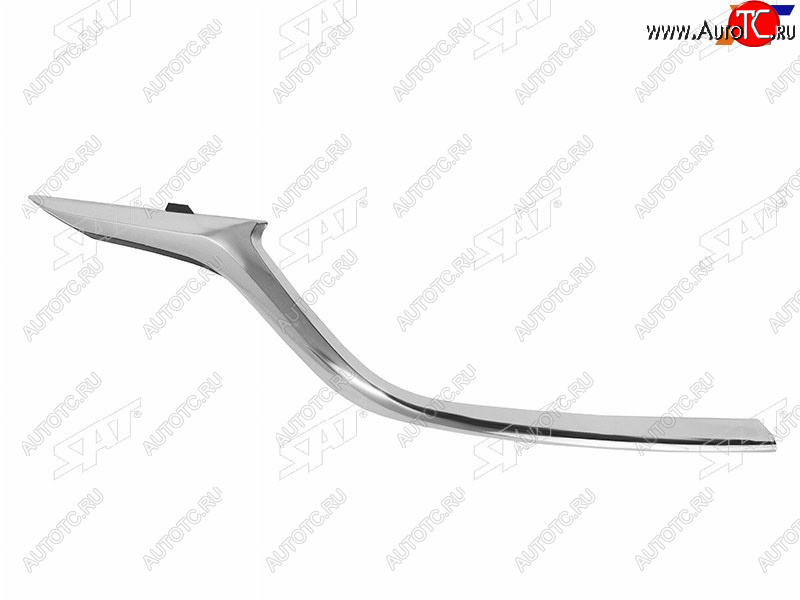 1 659 р. Правый молдинг решетки радиатора SAT Mazda 6 GJ 1-ый рестайлинг седан (2015-2018) (хром)  с доставкой в г. Керчь