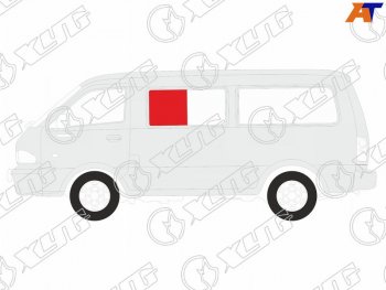 1 059 р. Стекло кузова боковое (не опускное) (Слева Цвет зеленый) Volkswagen Transporter 90-03  Caravelle 9 XYG STN-VAN SF/LH1  с доставкой в г. Керчь. Увеличить фотографию 1