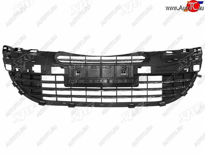 3 199 р. Нижняя решетка переднего бампера SAT  Peugeot 408 (2010-2017)  дорестайлинг  с доставкой в г. Керчь
