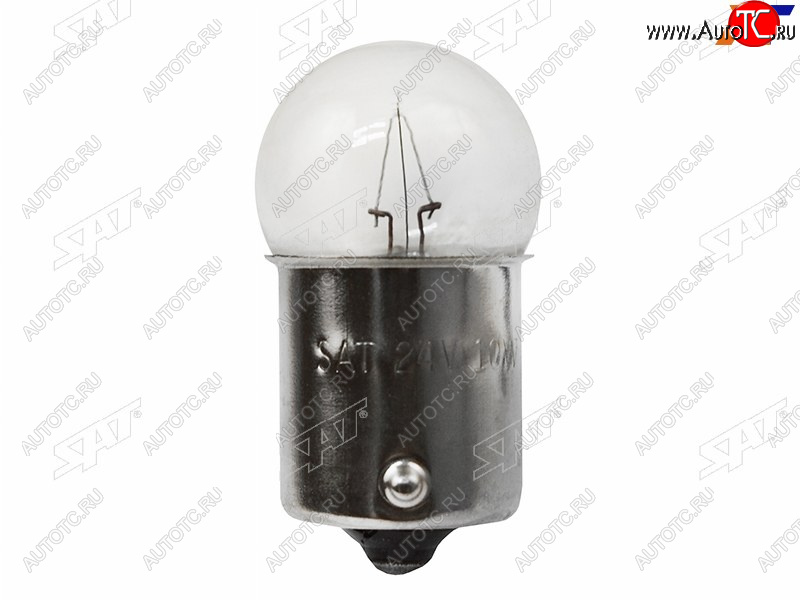 17 р. Лампа дополнительного освещения 24V R10W                                                             SAT ST-R10W-24V  с доставкой в г. Керчь