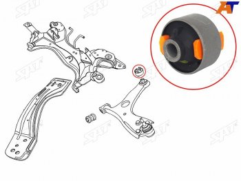 819 р. Сайлентблок Chery Tiggo T11 05-16  Mitsubishi ASX 10-20  Lancer 02-17  Outlander 02-22  Toyota A SAT ST-T11-2909080  с доставкой в г. Керчь. Увеличить фотографию 1
