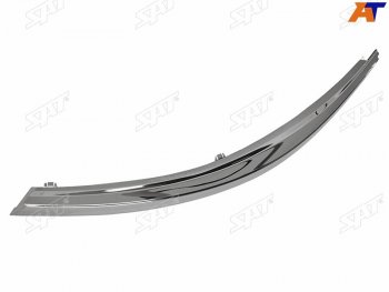 Левый молдинг решетки радиатора (над фарой) SAT Toyota Corolla  E170 (2012-2016) дорестайлинг (хром)