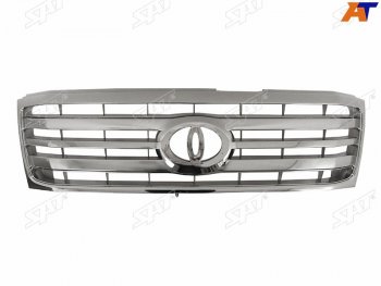 Решетка радиатора SAT Toyota Land Cruiser 100 2-ой рестайлинг (2005-2007) (хром)