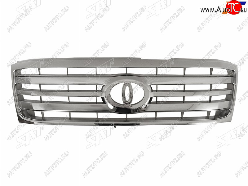 13 449 р. Решетка радиатора SAT Toyota Land Cruiser 100 2-ой рестайлинг (2005-2007) (хром)  с доставкой в г. Керчь