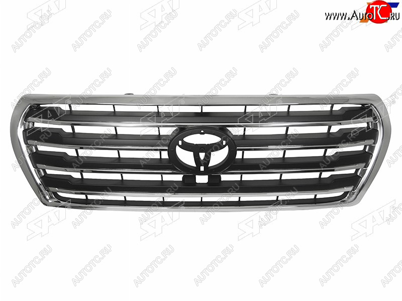 11 949 р. Решетка радиатора (под камеру) SAT  Toyota Land Cruiser  200 (2012-2015) 1-ый рестайлинг (хром)  с доставкой в г. Керчь