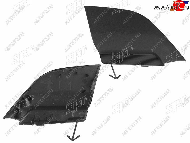 235 р. Заглушка в бампер под крюк LH SAT  Toyota RAV4  XA40 (2015-2019) 5 дв. рестайлинг  с доставкой в г. Керчь