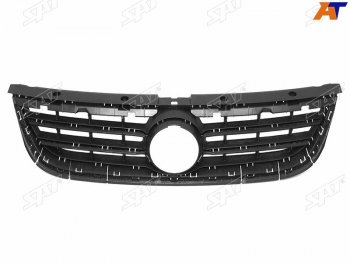 Решетка радиатора SAT Volkswagen Touareg  GP (2006-2010) рестайлинг (черная)
