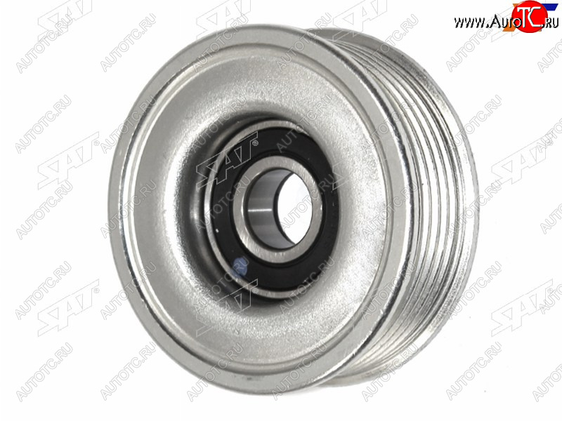 649 р. Ролик приводного ремня натяжной MAZDA 23 2007- (ручейковый) SAT ST-Z601-15-940  с доставкой в г. Керчь