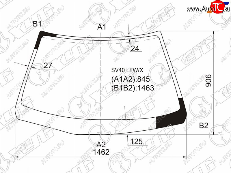 7 749 р. Стекло лобовое Toyota Camry Japan 94-98 XYG SV40 LFW/X  с доставкой в г. Керчь