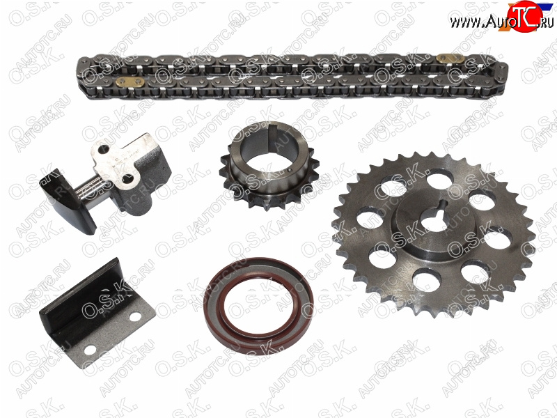 4 199 р. Комплект цепи ГРМ TOYOTA 4K5K7K 88- OSK T025K  с доставкой в г. Керчь
