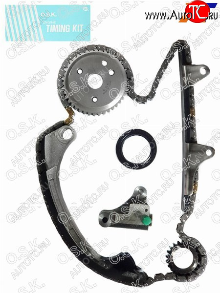 11 299 р. Комплект для замены цепи ГРМ TOYOTA VITZYARIS 1SZ-FE 99- (полный) OSK T035K  с доставкой в г. Керчь