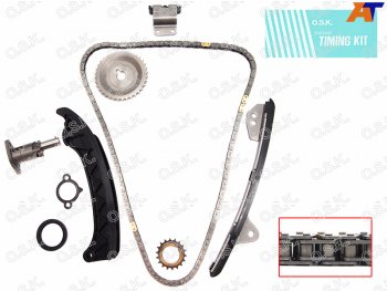 12 449 р. Комплект для замены цепи ГРМ TOYOTA COROLLAALLIONPRIUS 1ZR-FE2ZR-FEFXE 07- OSK T058K  с доставкой в г. Керчь. Увеличить фотографию 1