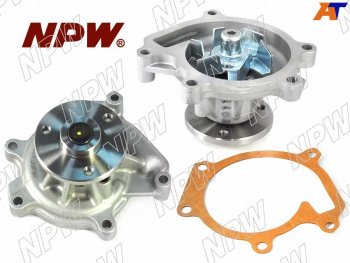 2 199 р. Насос водяного охлаждения TOYOTA 12SZFE 99- (с прокладкой) NPW T-128  с доставкой в г. Керчь. Увеличить фотографию 2