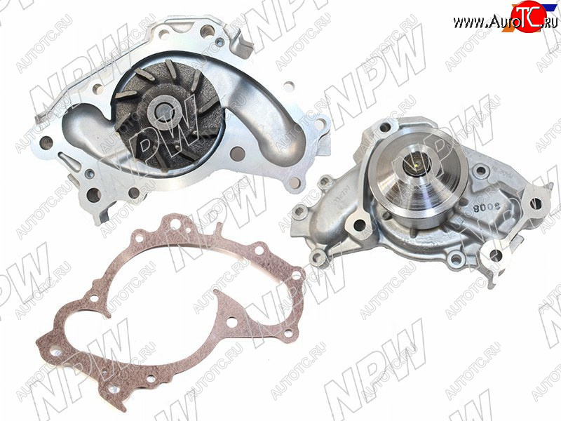 3 599 р. Насос водяного охлаждения TOYOTA 123MZFE 96- (с прокладкой)                                        NPW T-120  с доставкой в г. Керчь