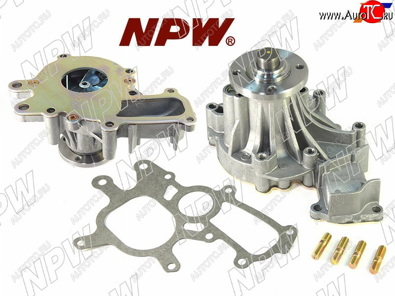 4 399 р. Насос водяного охлаждения в сборе с корпусом TOYOTA PRADO KDJ7#9#12#15#HIACEHILUX 1KZ12KD (с NPW T-164  с доставкой в г. Керчь